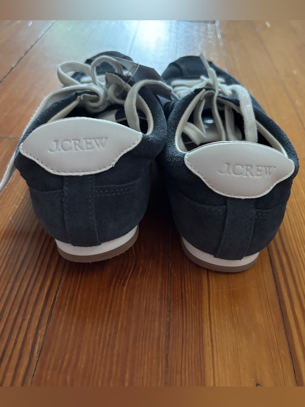 J. Crew Rec Sneakers in Dark Blue Suede Womens Size 8 NWT - Picture 6 of 9